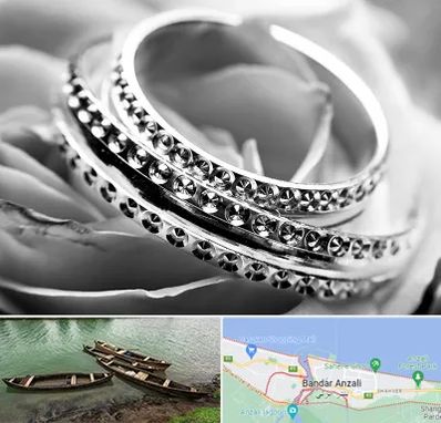 فروشگاه نقره در بندر انزلی