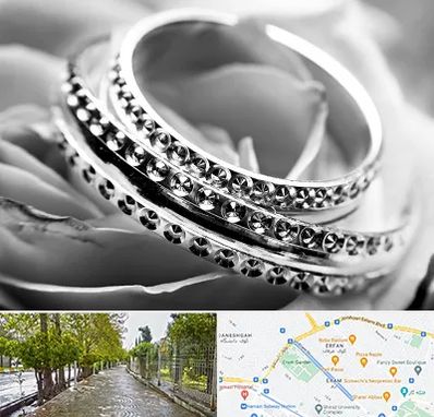 فروشگاه نقره در خیابان ارم شیراز