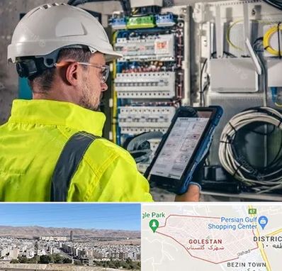 برقکار در شهرک گلستان شیراز
