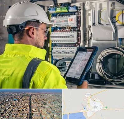 برقکار در بندر ماهشهر