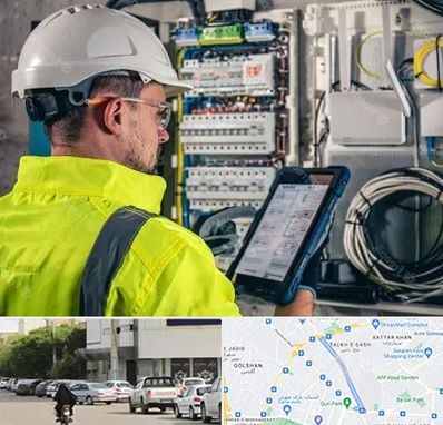 برقکار در قدوسی شرقی شیراز