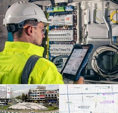 برقکار در مرکز تهران