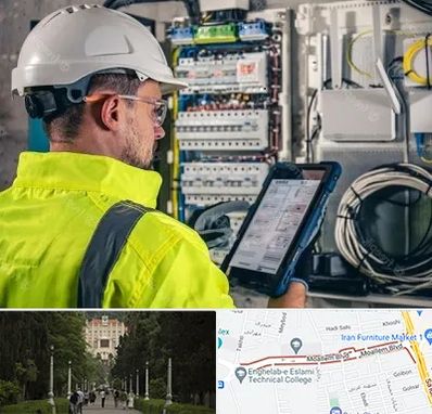 برقکار در بلوار معلم رشت 