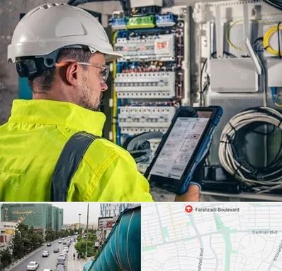 برقکار در بلوار فرحزادی