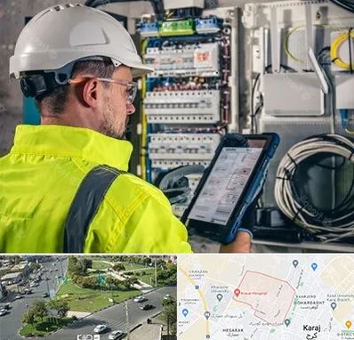 برقکار در شاهین ویلا کرج