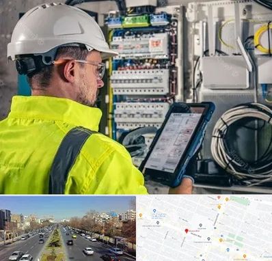 برقکار در بلوار معلم مشهد