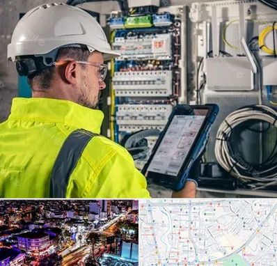 برقکار در منظریه رشت