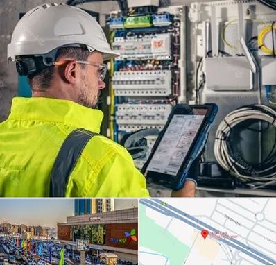 برقکار در لاله پارک تبریز