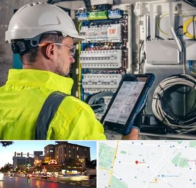 برقکار در بلوار سجاد مشهد