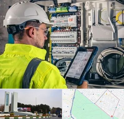 برقکار در بلوار فلسیطین مشهد