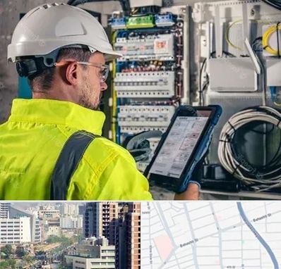 برقکار در خیابان بهشتی