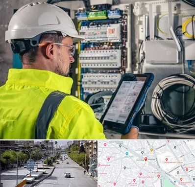 برقکار در خیابان زند شیراز