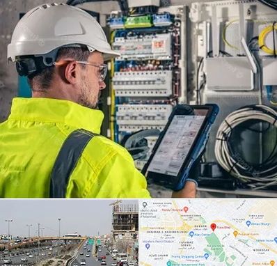 برقکار در بلوار توس مشهد