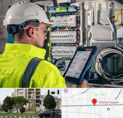 برقکار در میدان فردوسی تهران