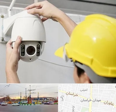 تعمیر دوربین مدار بسته در میدان خراسان