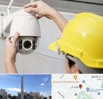 تعمیر دوربین مدار بسته در فلکه گاز شیراز