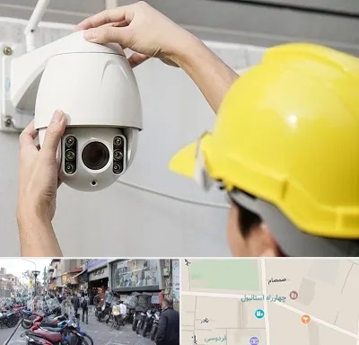 تعمیر دوربین مدار بسته در چهارراه استانبول