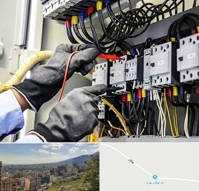 برقکار ساختمان در بوکان تهران