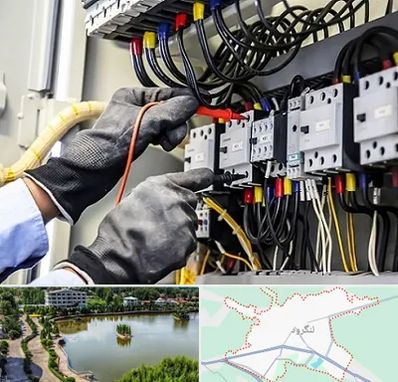 برقکار ساختمان در لنگرود