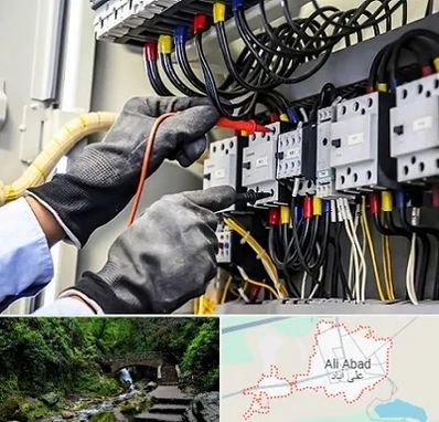 برقکار ساختمان در علی آباد کتول