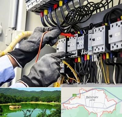برقکار ساختمان در بهشهر
