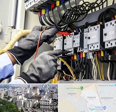 برقکار ساختمان در ولنجک