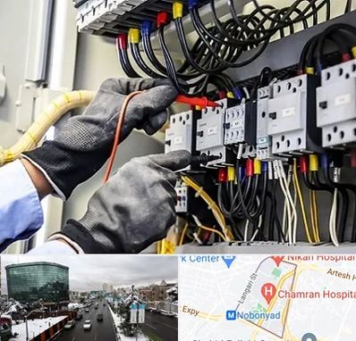 برقکار ساختمان در اقدسیه