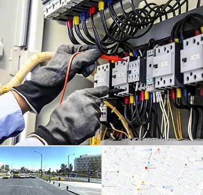 برقکار ساختمان در بلوار کلاهدوز مشهد