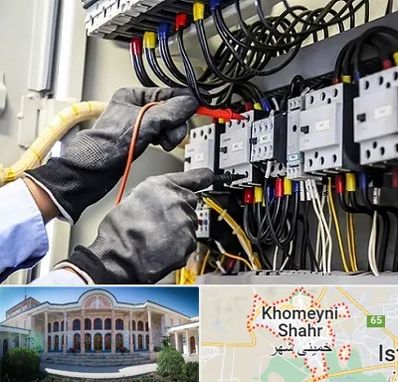 برقکار ساختمان در خمینی شهر