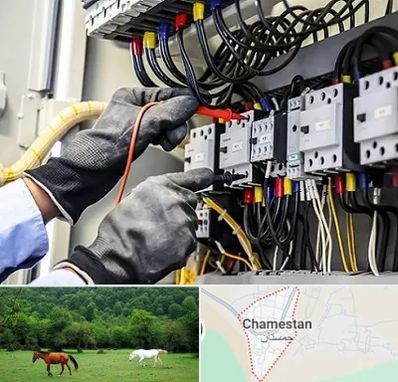 برقکار ساختمان در چمستان