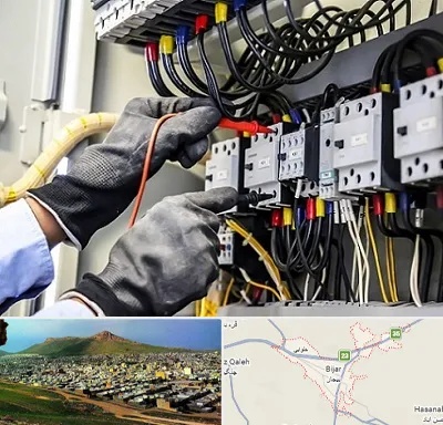 برقکار ساختمان در بیجار