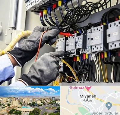 برقکار ساختمان در میانه