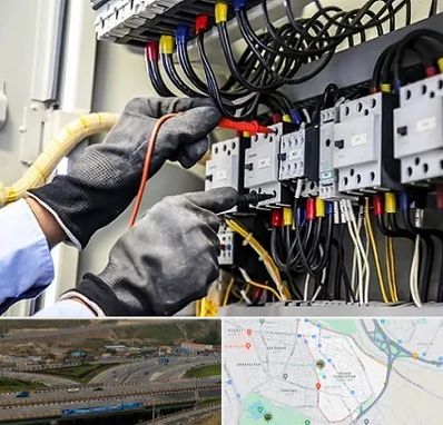 برقکار ساختمان در یاغچیان تبریز