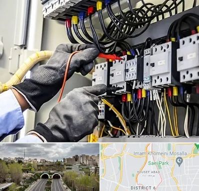 برقکار ساختمان در یوسف آباد