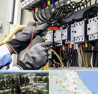 برقکار ساختمان در رودسر