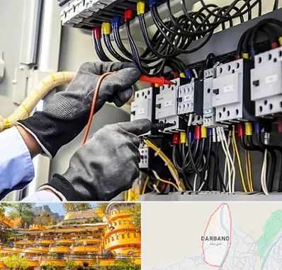 برقکار ساختمان در دربند