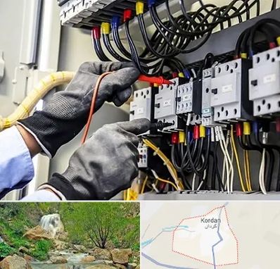برقکار ساختمان در کردان