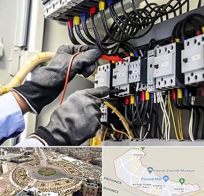 برقکار ساختمان در پرند