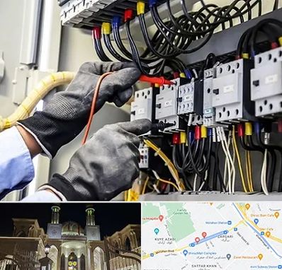 برقکار ساختمان در زرگری شیراز