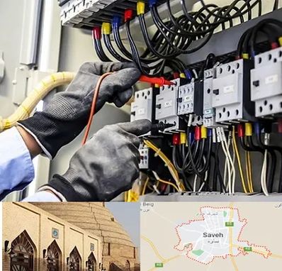 برقکار ساختمان در ساوه