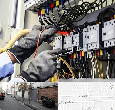 برقکار ساختمان در خیابان نامجو