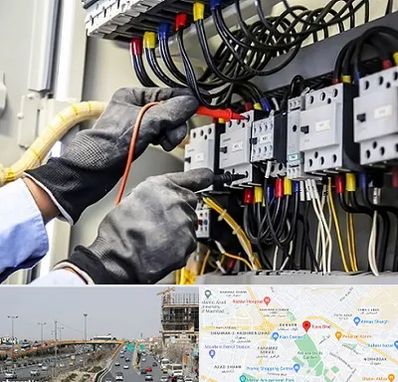 برقکار ساختمان در بلوار توس مشهد