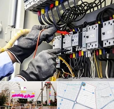 برقکار ساختمان در پادادشهر اهواز