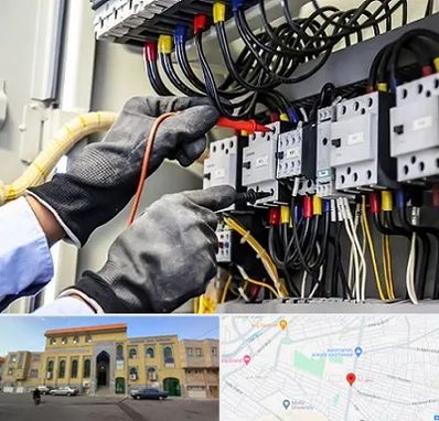 برقکار ساختمان در زنبیل آباد قم