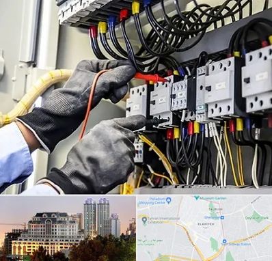 برقکار ساختمان در فرشته