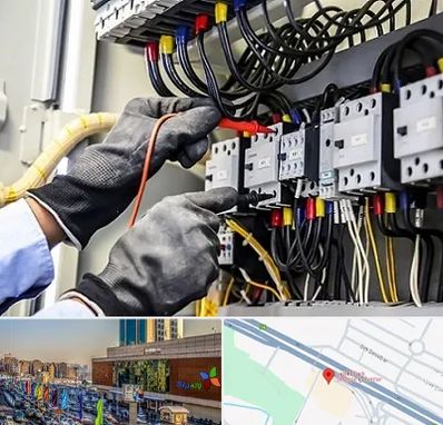 برقکار ساختمان در لاله پارک تبریز