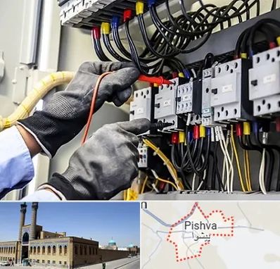 برقکار ساختمان در پیشوا
