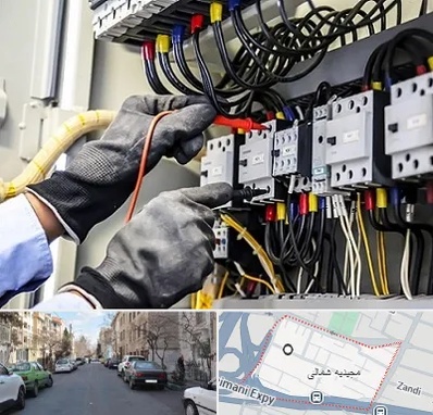 برقکار ساختمان در مجیدیه شمالی