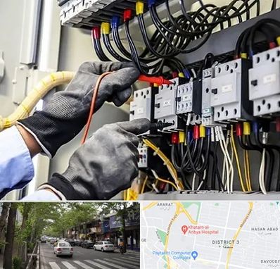 برقکار ساختمان در ظفر