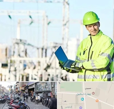 برقکار صنعتی در چهارراه استانبول